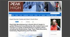Desktop Screenshot of peakhigh.co.za