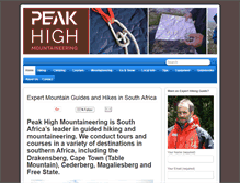 Tablet Screenshot of peakhigh.co.za